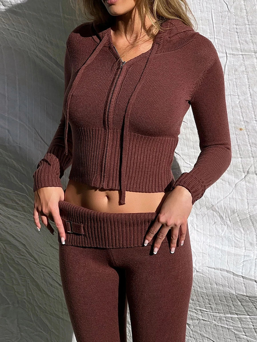 Hailey™ Knitted Crop Set